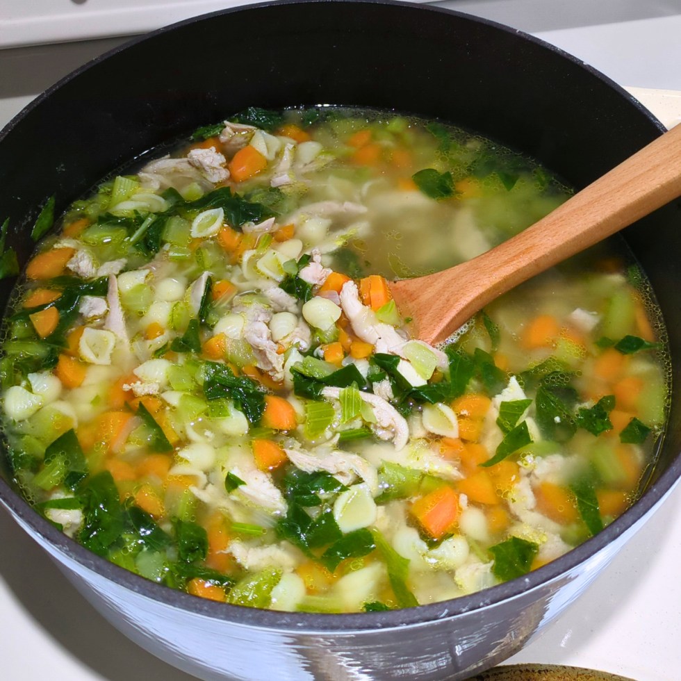 Soupe poulet et nouilles